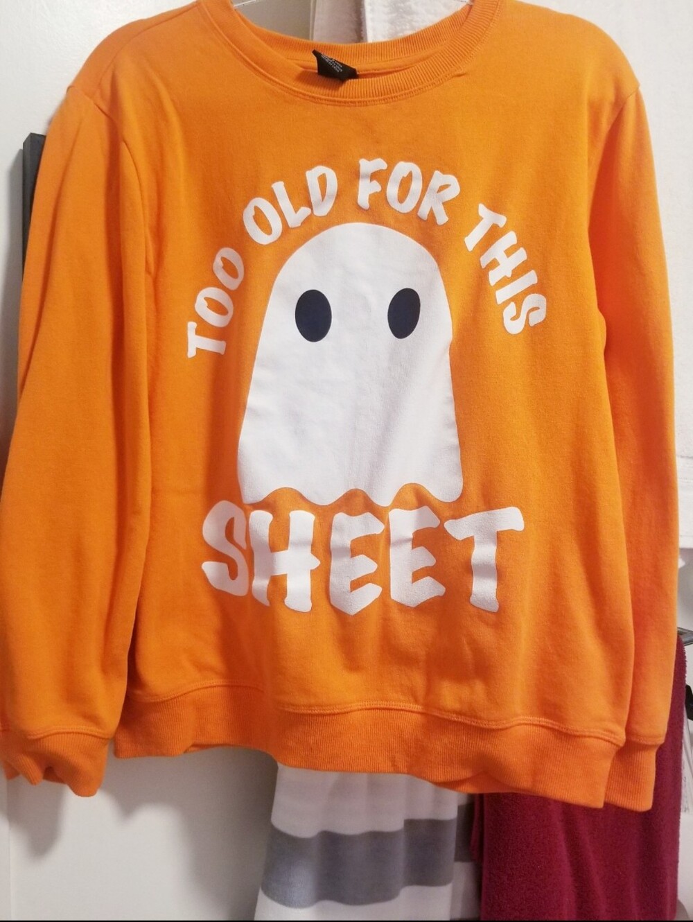 Halloween Sweater Long Sleeve (sz M)